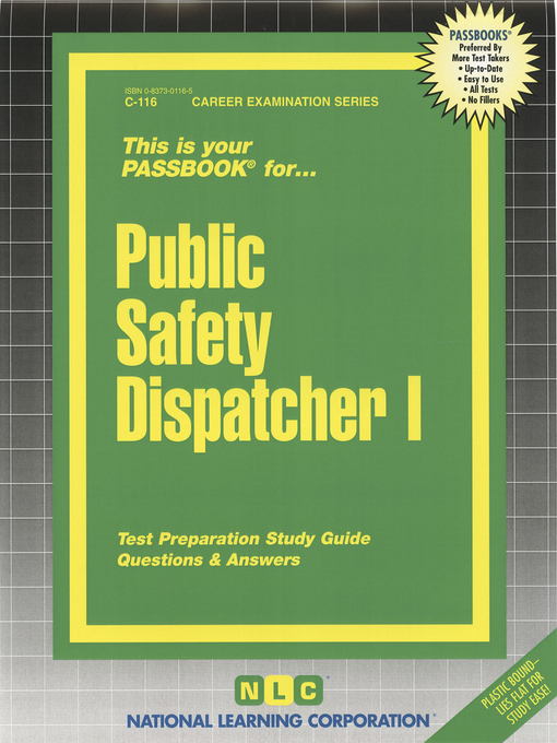 Title details for Public Safety Dispatcher I by Michael Rudman - Available